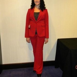 Red Power Suit